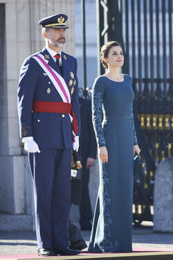 Spanish Royals Celebrate New Year s Military Parade 2017