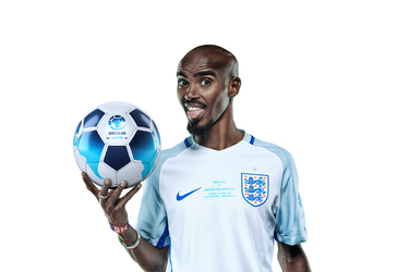 Sir Mo Farah Becomes First England Player to Sign for Soccer Aid For Unicef And Will Finally Go Head To Head With Usain Bolt At Old Trafford In June