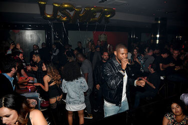 Usher Celebrates Album Release Party with Ludacris Lil Jon Lea Michele Wilmer Valderrama and More at 1 OAK Las Vegas Usher Celebrates Album Release Party with Ludacris Lil Jon Lea Michele Wilmer Valderrama and More at 1 OAK Las Vegas