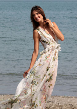 Model Alessandra Ambrosio at the 72nd Venice Film Festival