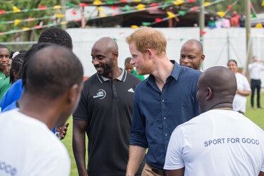 Youth in Action Welcome for Prince Harry