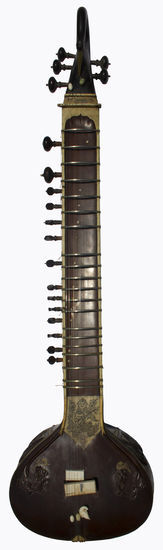 George Harrison Sitar from 1965 the Year the Beatles Recorded Norwegian Wood to be Auctioned