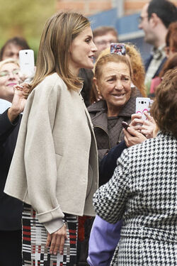 Queen Letizia attends a Meeting at the headquarters of the Mental Health Confederation Spain Queen Letizia attends a Meeting at the headquarters of the Mental Health Confederation Spain