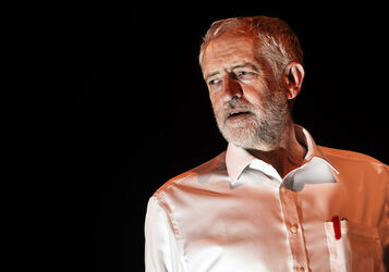 Jeremy Corbyn campaigning in Scotland at the Old Fruitmarket in Glasgow