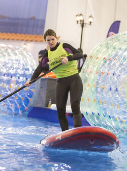Ab Fab star Joanna Lumley helps kick off the London Boat Show