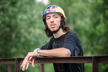 Nikita Martyanov during the production for his movie Way Out 