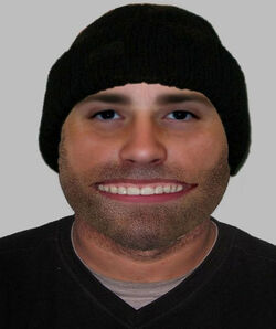 Police release bizarre Toothy e fit of burglar suspect.