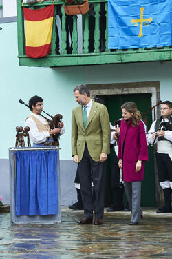 Spanish Royals Visit Los Oscos Region