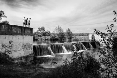 Nikita Martyanov during the production for his movie Way Out 