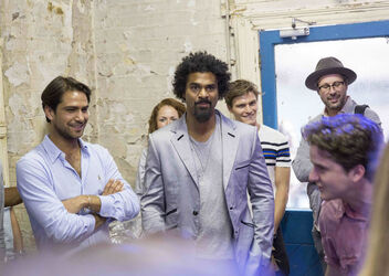 Celebrities flocked to East London for the exclusive VIP preview of The Time Portal by Stella Artois an immersive Wimbledon theatre experience