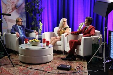 Rodrigo Alves aka Ken Doll wins award at the Aesthetic Academy awards show