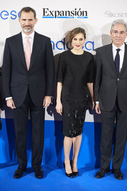 Spanish Royals Attend 30th anniversary of the Expansion Newspaper