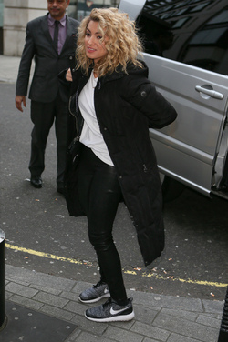 Singer Tori Kelly leaving BBC Radio One studios after promoting her new Unbreakable Smile album and new tour London Singer Tori Kelly leaving BBC Radio One studios after promoting her new Unbreakable Smile album and new tour London
