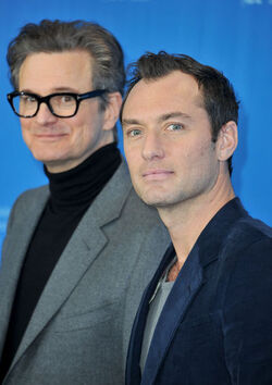 Photo call for the film GENIUS during the 66th Internationale film festival in Berlin