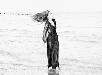 Model and actress Elisa Sednaoui at the 72th Venice Film Festival