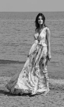 Model Alessandra Ambrosio at the 72th Venice Film Festival