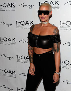 Amber Rose Hosts Night Out at 1 OAK Las Vegas inside The Mirage Hotel Casino