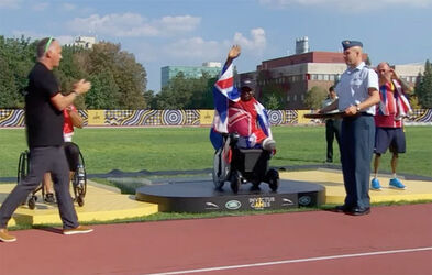 TGA WHILL Ambassador Lamin wins Gold and Silver at 2017 Invictus Games