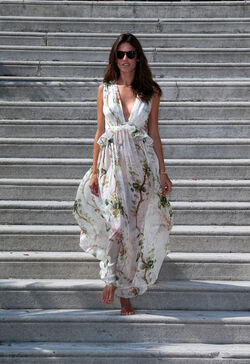 Model Alessandra Ambrosio at the 72nd Venice Film Festival