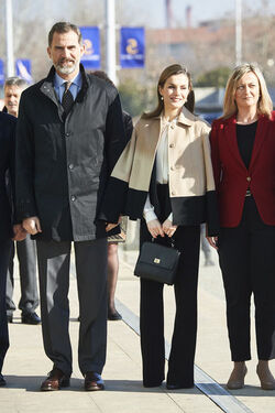 Queen Letitia attends AGROEXPO in Don Benito