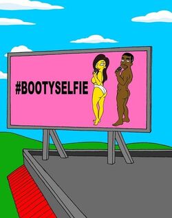 Kim Kardashian and Kanye West Simpsonized BEST SHOTS EVER by artist aleXsandro Palombo