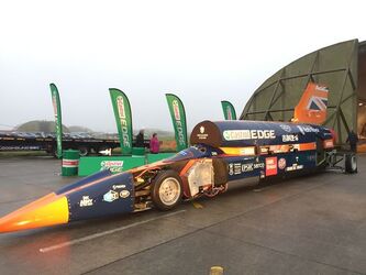 BLOODHOUND SSC Makes First Ever Public Run Reaching 210mph BLOODHOUND SSC Makes First Ever Public Run Reaching 210mph