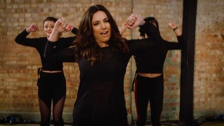 Kelly Brook and Freddie Flintoff Step Up Get Down for Red Nose Day