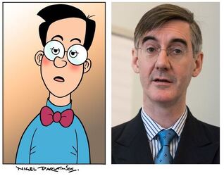 Beano Studios send Jacob Rees Mogg a cease and desist notice.