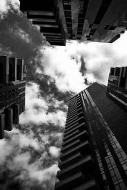 Architecture Porta Nuova gate Milan Italy