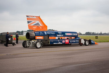 BLOODHOUND SSC Makes First Ever Public Run Reaching 210mph BLOODHOUND SSC Makes First Ever Public Run Reaching 210mph