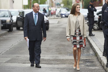 Queen Letizia attends a Meeting at the headquarters of the Mental Health Confederation Spain Queen Letizia attends a Meeting at the headquarters of the Mental Health Confederation Spain