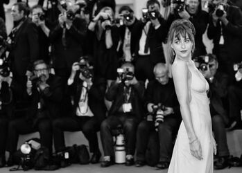 Actress Dakota Johnson at the 72nd Venice Film Festival