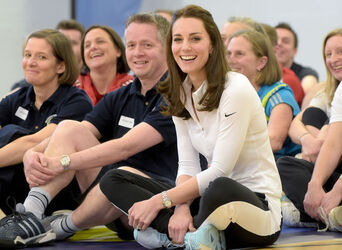 The Duchess of Cambridge joins Judy Murray at First Tennis on the Road session of 2016 Edinburgh Scotland