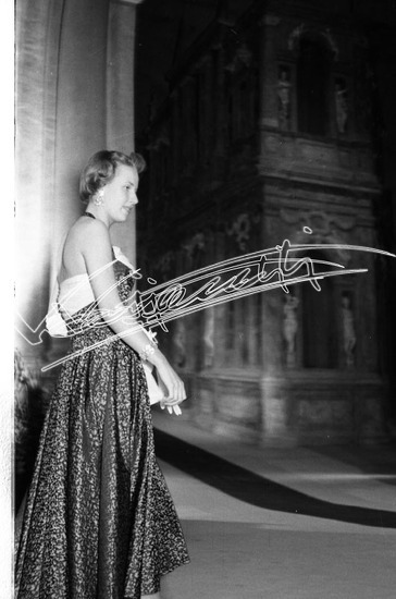 Fiera Campionaria di Vicenza 1949: Alta Moda al Teatro Olimpico. Pellicola - negativo bianco e nero f.to mm 24X36