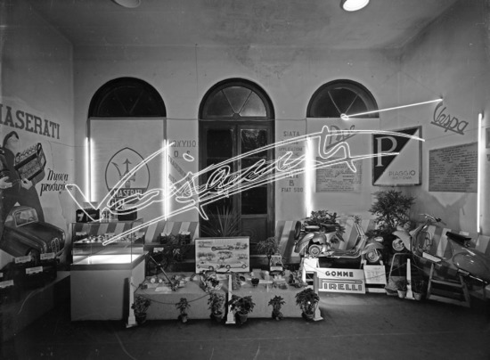 Fiera Campionaria di Vicenza 1948. Lastra di vetro - negativo bianco e nero fto mm 240X300