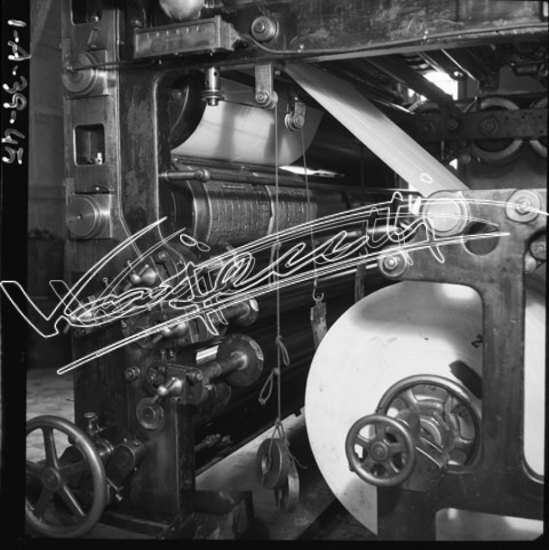 Il Giornale di Vicenza : Tipografia. pellicola - negativo bianco e nero fto mm 60x60