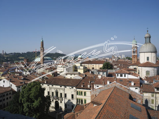 Panoramica di Vicenza : dal campanile di Santa Corona.. digitale colore 63,5 MB