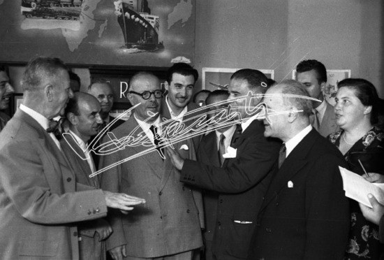 Fiera Campionaria di Vicenza 1949 : Stand Reniero: Alberto Giovannini. Pellicola - negativo bianco e nero f.to mm 24X36