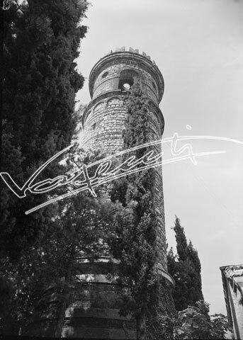 Torre Ezzelina. pellicola - negativo bianco e nero fto mm 90x120