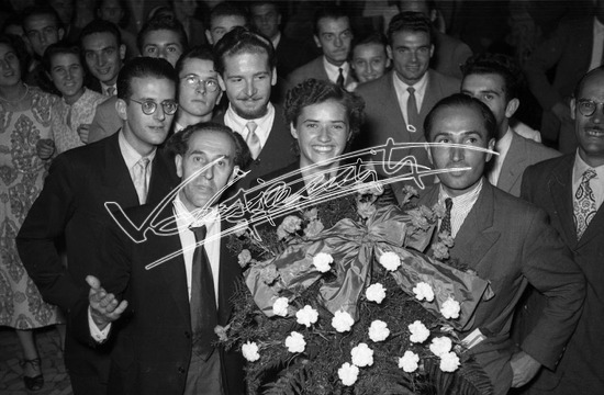 Fiera Campionaria di Vicenza 1949: Moda. Pellicola - negativo bianco e nero f.to mm 24X36