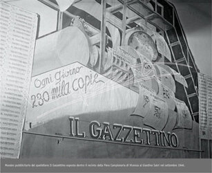 Fiera Campionaria di Vicenza 1946 Stand de Il Gazzettino 
