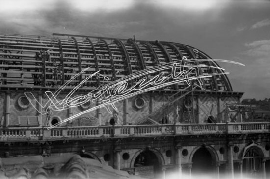 Basilica Palladiana : restauro 1947-1951. pellicola - negativo bianco e nero fto mm 60x90