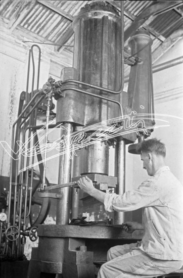 Isotta Fraschini. Pellicola - negativo bianco e nero fto mm 60X90