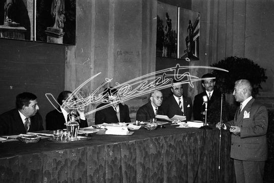 Fiera Campionaria di Vicenza 1955. Pellicola - negativo bianco e nero f.to mm 24X36