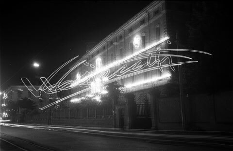 Corso Santi Felice e Fortunato. pellicola - negativo bianco e nero fto mm 60x90