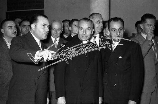 Fiera Campionaria di Vicenza 1949 : Carlo Zinato . Pellicola - negativo bianco e nero f.to mm 24X36