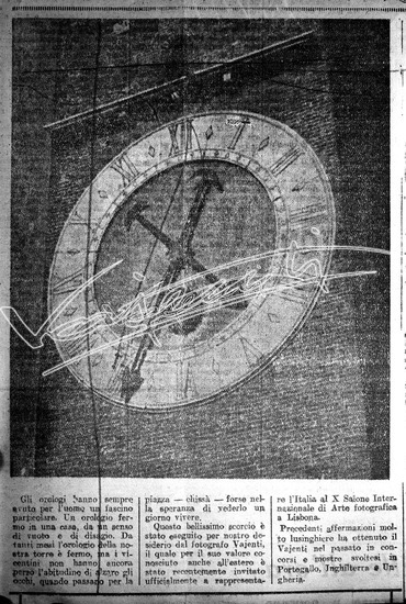 Vajenti - La storia. Lastra di vetro - negativo bianco e nero f.to mm 90X120