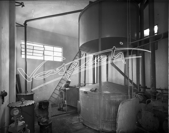 Smalteria Metallurgica Veneta. Lastra - negativo bianco e nero f.to mm 240x300