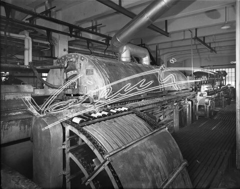 Demanio Acque di Recoaro. lastra di vetro - negativo bianco e nero fto mm 240X300