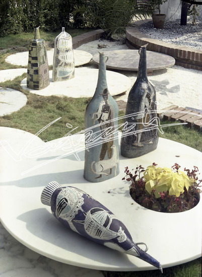 Fiera Campionaria di Vicenza 1964: Ceramiche. Pellicola - negativo colori f.to mm 90X120